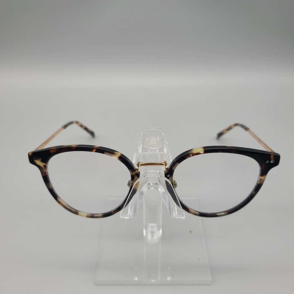 Warby Parker Elina Tortoise Gold Cat Eye Eyeglasses Frames 48-21-145 Italy